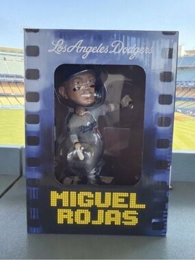 Los Angeles Dodgers Miguel Rojas Bobblehead - Blue